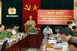 Quang cảnh buổi họp báo. (Ảnh: Phan Tuấn Anh/TTXVN)