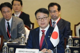 Bộ trưởng Kinh tế, Thương mại và Công nghiệp Nhật Bản Hiroshige Seko. (Nguồn: THX/TTXVN)