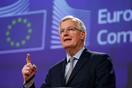 Trưởng đoàn đàm phán EU Michel Barnier. (Nguồn: AFP/TTXVN)