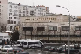 Tòa nhà văn phòng của công ty Rosoboronexport ở Moscow, Nga ngày 1/3/2016.(Nguồn: Reuters)