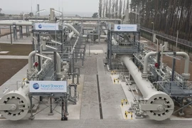 Đường ống dẫn khí đốt Dòng chảy phương Bắc 2 tại Lubmin, Đức. (Nguồn: AFP/TTXVN)