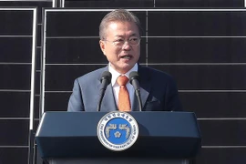 Tổng thống Hàn Quốc Moon Jae-in. (Ảnh: YONHAP/TTXVN)