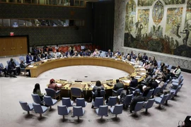 Toàn cảnh cuộc họp HĐBA LHQ ở New York, Mỹ. (Ảnh: THX/TTXVN)