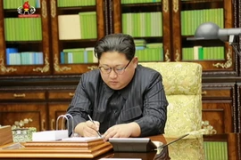 Nhà lãnh đạo Triều Tiên Kim Jong-un. (Nguồn: Yonhap/TTXVN)