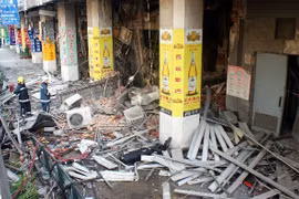 Hiện trường một vụ nổ bình gas trong nhà hàng ở Macau hồi năm 2011. (Nguồn: macaunews.mo)