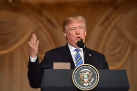 Tổng thống Mỹ Donald Trump. (Nguồn: AFP/TTXVN)