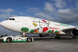 Eva Air mở thêm chuyến bay Hello Kitty nối Đài Loan-Singapore