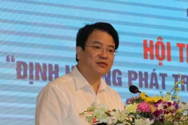 Thứ trưởng Bộ Kế hoạch và Đầu tư Trần Quốc Phương. (Ảnh: Ngọc Thiện/TTXVN)