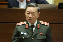 Đại tướng Tô Lâm, Bộ trưởng Bộ Công an. (Ảnh: Văn Điệp/TTXVN)