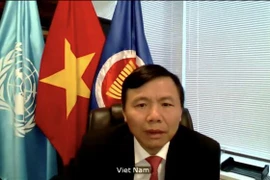 Đại sứ Đặng Đình Quý - Trưởng phái đoàn đại diện thường trực Việt Nam tại Liên hợp quốc. (Ảnh: Hữu Thanh/TTXVN)