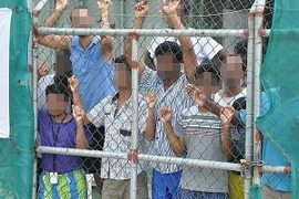 Người ​di cư tại một trại tị nạn của Australia ở Papua New Guinea. (Nguồn: sbs.com.au)