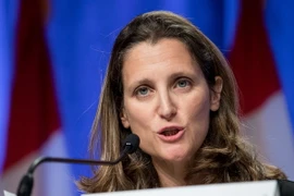 Ngoại trưởng Canada Chrystia Freeland. (Nguồn: THX/TTXVN)