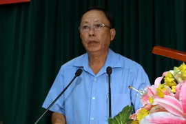 Bí thư Tỉnh ủy Hậu Giang Trần Công Chánh. (Ảnh: Duy Khương/TTXVN)