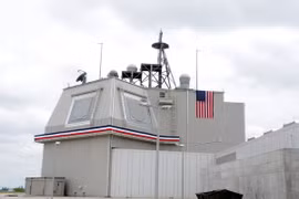 Hệ thống lá chắn tên lửa AEGIS Ashore của Mỹ. (Nguồn: THX/TTXVN)