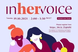 Chương trình tọa đàm trực tuyến ''In her voice'' của UNESCO. (Ảnh: UNESCO)