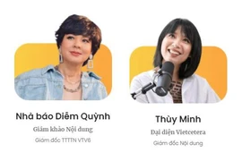 MC Diễm Quỳnh, Giang Ơi và Thùy Minh VJ cùng tìm kiếm podcast ấn tượng