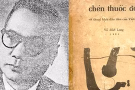 Tác giả Vũ Đình Long và tác phẩm ''Chén thuốc độc.'' (Ảnh tư liệu)