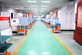 Dây chuyền sản xuất tại Công ty Thông tin M3 của Viettel. (Ảnh: Viettel)