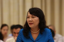 Thứ trưởng Bộ Giáo dục và Đào tạo Nguyễn Thị Nghĩa. (Ảnh: Minh Sơn/Vietnam+)