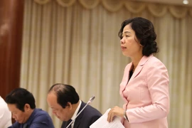 Thứ trưởng Bộ Tài chính Vũ Thị Mai. (Ảnh: Minh Sơn/Vietnam+)