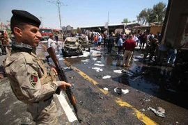 Hiện trường một vụ đánh bom ở Iraq. (Nguồn: AFP/TTXVN)