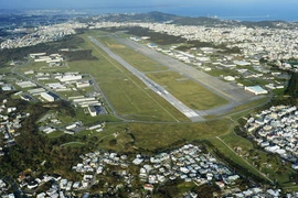 Căn cứ không quân Futenma tại Ginowan, tỉnh Okinawa. (Nguồn: Kyodo/TTXVN)