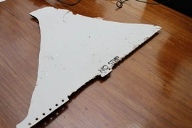 Mảnh vỡ nghi của máy bay MH370 tìm thấy ở bờ biển Mozambique. (Nguồn: THX/TTXVN)