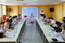 Quang cảnh lễ khai mạc vòng chấm sơ khảo Giải Báo chí quốc gia 2015. (Ảnh: An Đăng/TTXVN)