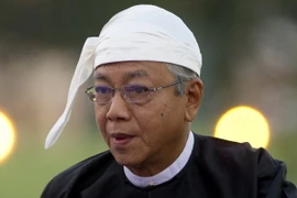 Tổng thống Myanmar Htin Kyaw tại thủ đô Naypyidaw. (Nguồn: AFP/TTXVN)