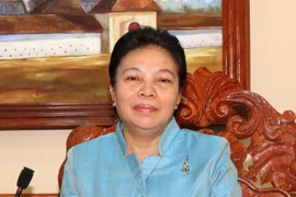 Trưởng Ban Đối ngoại Trung ương Đảng Lào Sunthone Xayachac. (Ảnh: Phạm Kiên/Vietnam+)