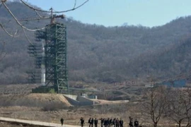 Bãi thử hạt nhân Punggye-ri của Triều Tiên. (Nguồn: AFP/TTXVN)