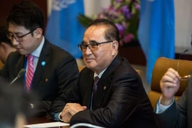 Bộ trưởng Ngoại giao Triều Tiên Ri Su-yong. (Nguồn: AFP/TTXVN)