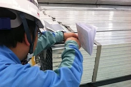 Những sản phẩm thép vuông của NSMV có chất lượng tiêu chuẩn rất cao (Ảnh: PV/Vietnam+)