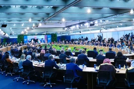 Phiên thảo luận “Cuộc chiến chống đói nghèo” tại Hội nghị thượng đỉnh G20. (Ảnh: Dương Giang/TTXVN)