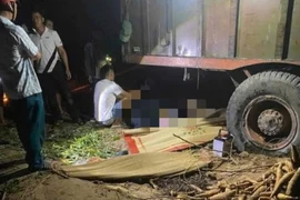 Hiện trường vụ tai nạn. (Nguồn: Vietnamnet)