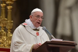 Giáo hoàng kêu gọi vững tin trước nỗi sợ hãi khủng bố dịp Giáng sinh