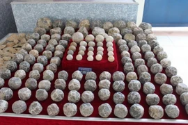 Thanh Hóa: Phát hiện ổ đạn đá lớn ở phía Đông Bắc Thành nhà Hồ