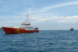 Cứu nạn lai dắt thành công tàu hàng chở 1.500 tấn ximăng bị đứt neo