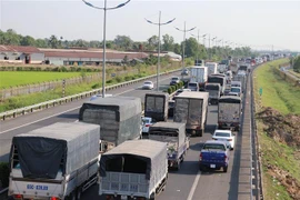 Ùn tắc do tai nạn giao thông. (Ảnh minh họa: Bùi Giang/TTXVN)