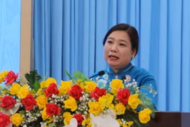Bà Hồ Thị Cẩm Đào, Phó Bí thư Thường trực Tỉnh ủy Sóc Trăng. (Ảnh: Tuấn Phi/TTXVN)