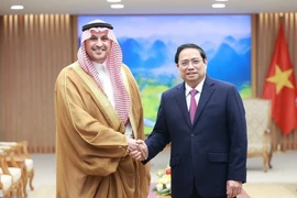 Thủ tướng Phạm Minh Chính tiếp Đại sứ Saudi Arabia tại Việt Nam Mohammed Ismaeil A. Dahlwy. (Ảnh: Dương Giang/TTXVN)