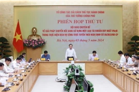 Phó Thủ tướng Trần Lưu Quang phát biểu. (Ảnh: Doãn Tấn/TTXVN)