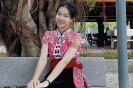 Tân thủ khoa khối C toàn quốc Lương Thị Hồng Thu. (Ảnh: TTXVN phát)
