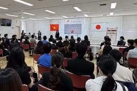 Toàn cảnh lễ khai mạc VYSA JOB FAIR 2024. (Ảnh: Phạm Tuân/TTXVN)