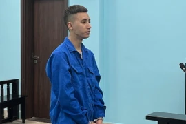 Bị cáo Nguyễn Tuấn Anh tại phiên tòa ngày 2/4. (Nguồn: báo Công an Nhân dân)