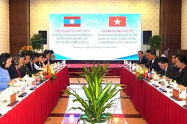 Quang cảnh buổi Hội đàm. (Ảnh: Thanh Thủy/TTXVN)