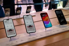 Điện thoại thông minh Apple iPhone 15 tại Bắc Kinh. (Nguồn: Bloomberg)