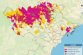 Các tỉnh Trung du Bắc Bộ có nguy cơ xảy ra lũ quét và sạt lở đất đá