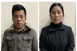 Hai đối tượng Từ Công Nguyên và Đặng Hoàng Bích Ân. (Nguồn: Bộ Công an)