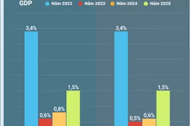 ECB giảm dự báo tăng trưởng kinh tế khu vực Eurozone năm 2024